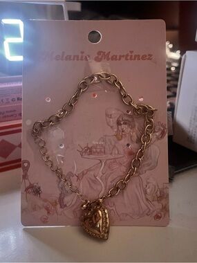 Melanie Martinez Gold Heart Pendant Chain Necklace HOT TOPIC